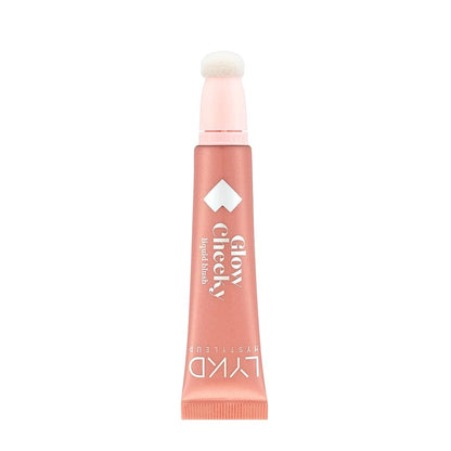LYKD Glow Cheeky Blush Radiant Peach Powder for a Warm Glow by Beauty Care Bag