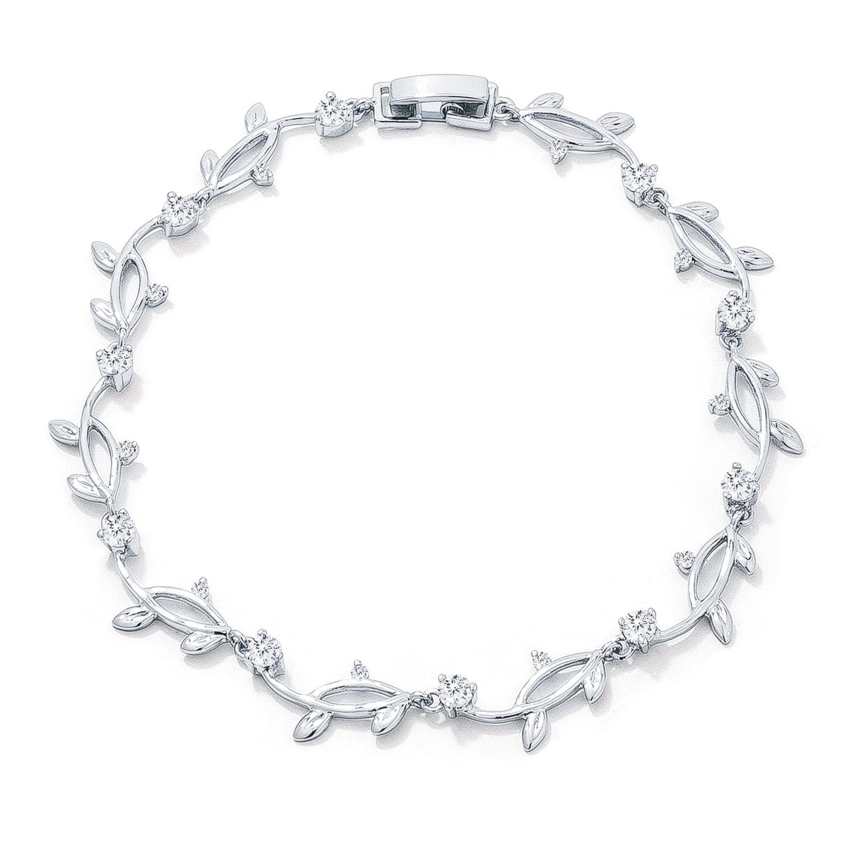 Cubic Zirconia Vine Bracelet by Avera Group