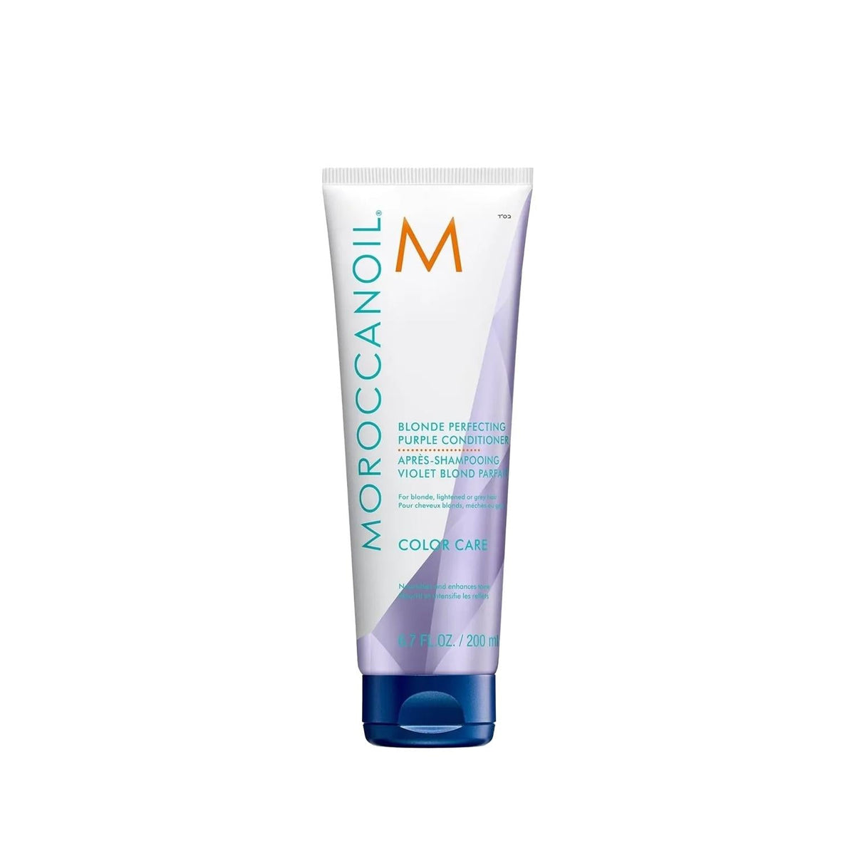 Moroccanoil Blonde Perfecting Purple Hair Conditioner: Tone Brassy Hair, Maintain Cool Blonde, Color Care - 6.76 fl oz by Beauty Care Bag