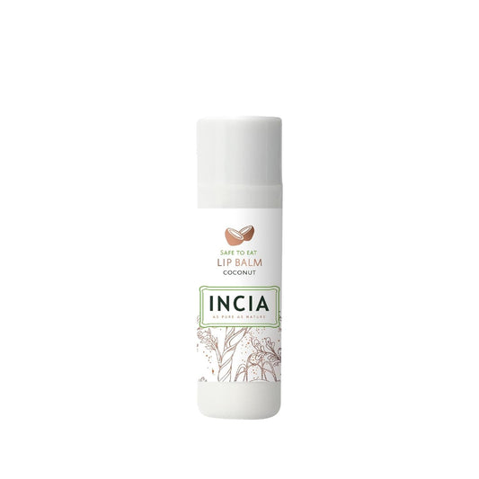 INCIA Natural Coconut Lip Balm - Moisturizing & Nourishing for Dry Lips, 6g by Beauty Care Bag