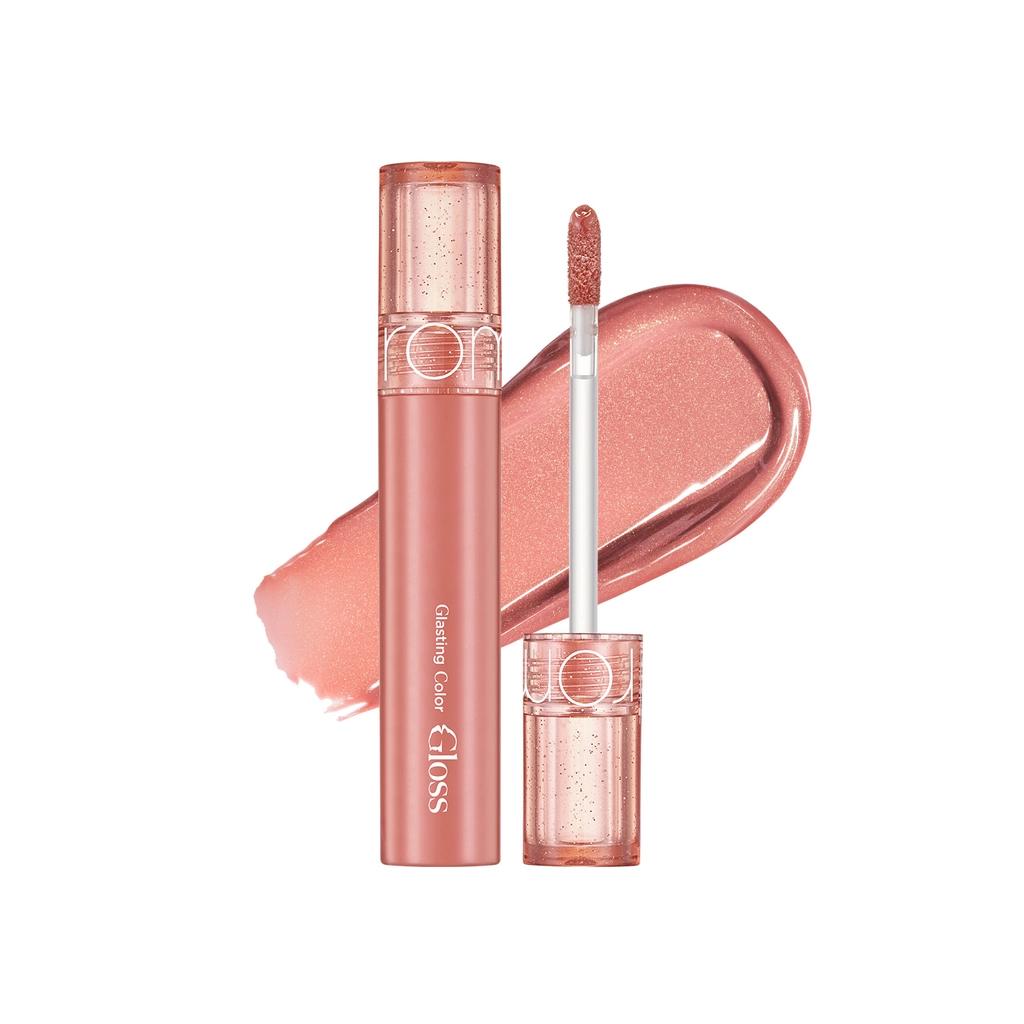 rom&nd Glasting Color Gloss 09 Peach Sparkle 4g by Beauty Care Bag