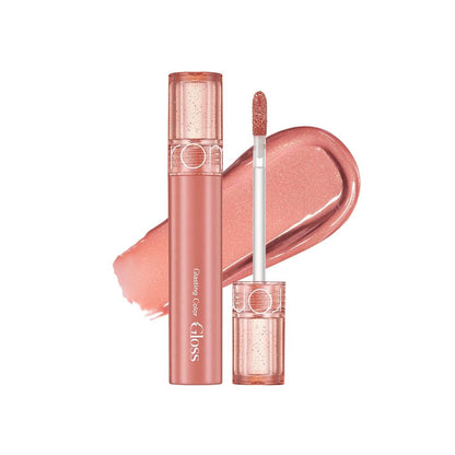 rom&nd Glasting Color Gloss 09 Peach Sparkle 4g by Beauty Care Bag