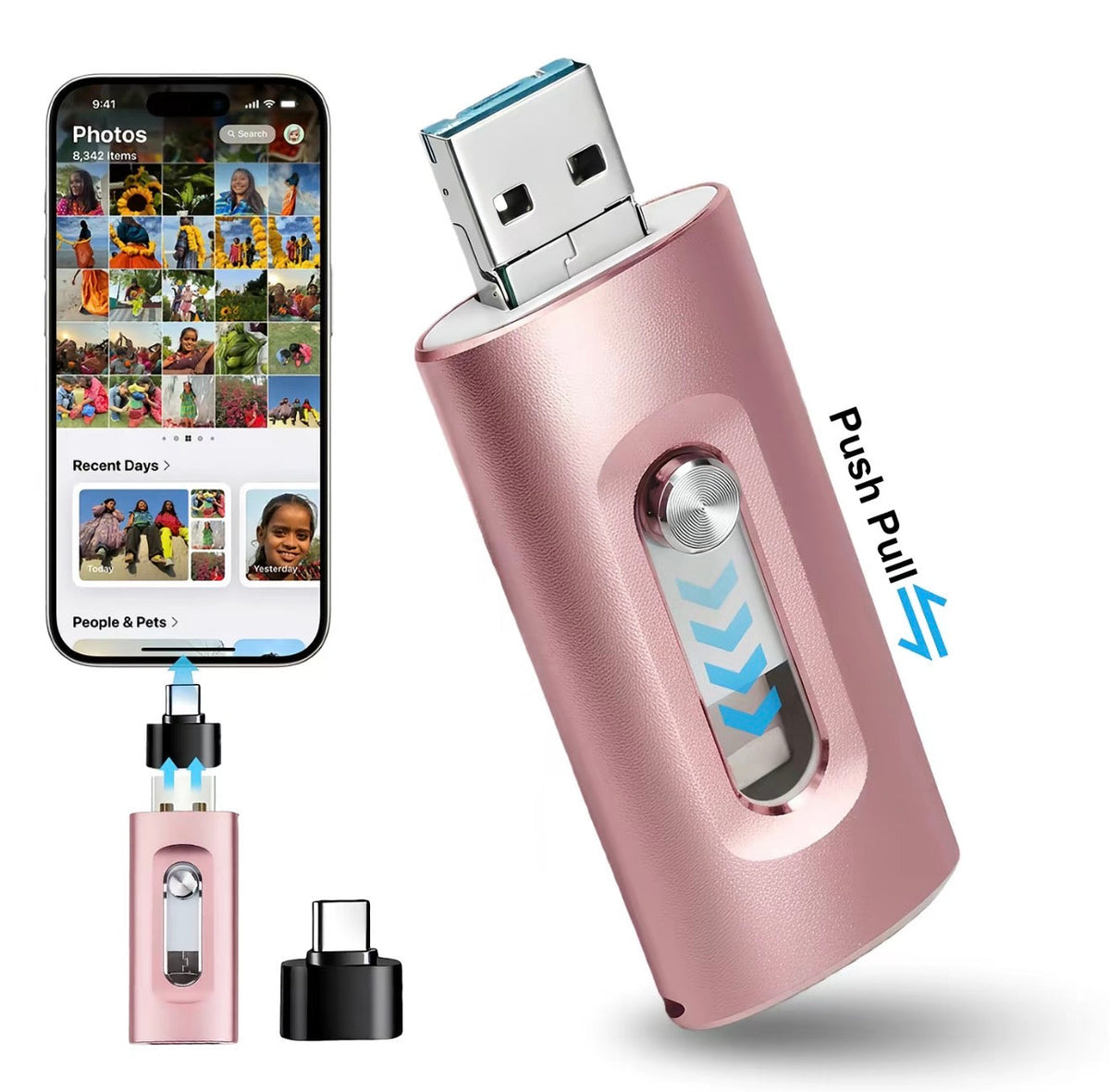 FlexiDrive 4-in-1 Flash Drive by V.I.P Digital Presence