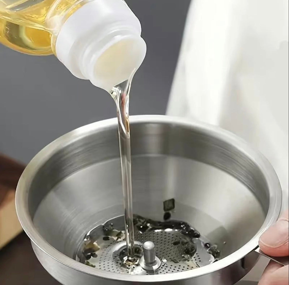SmartStrain Kitchen Oil Funnel Filter by V.I.P Digital Presence