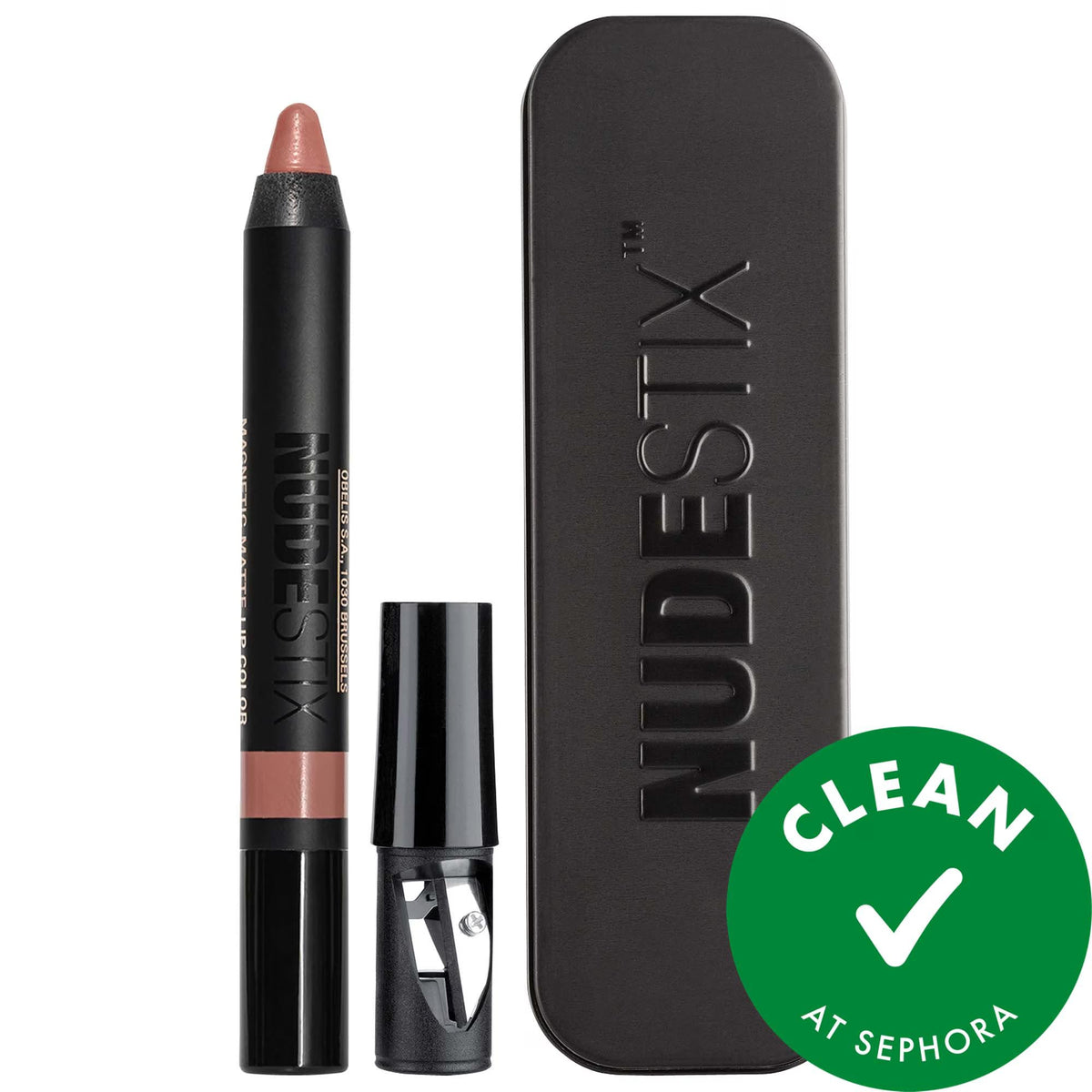 Nudestix Intense Matte Lip + Cheek Pencil: 3-in-1 Long-Lasting, Non-Drying Color - Clean Beauty for Lips & Cheeks. by Beauty Care Bag