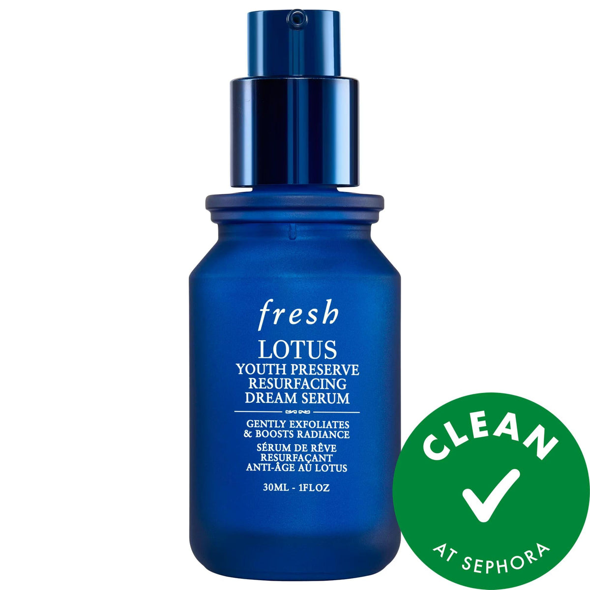 Lotus AHA Resurfacing Gentle Serum - Visibly Even Skin Texture, Boost Radiance, Reduce Dark Spots & Lines by Beauty Care Bag