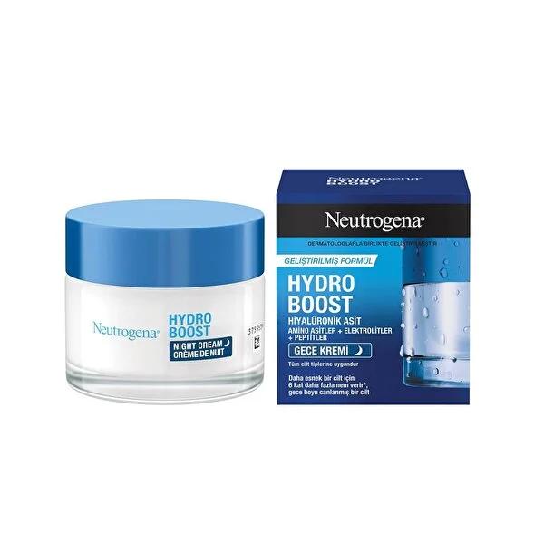 Neutrogena Hydro Boost Night Cream: Intense Hydration, Anti-Fatigue, Hyaluronic Acid - Wake Up to Refreshed & Radiant Skin. by Beauty Care Bag