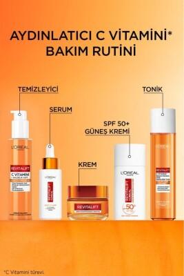 L'Oreal Paris Revitalift Vitamin C Toner: Pore Minimizing, AHA Exfoliating & Skin Brightening Facial Toner - Alcohol-Free, Peeling Effect by Beauty Care Bag