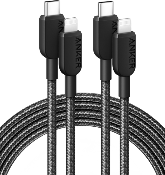 Anker <b>310</b> USB-C to Lightning Cable (6 ft, 2-Pack) by Anker