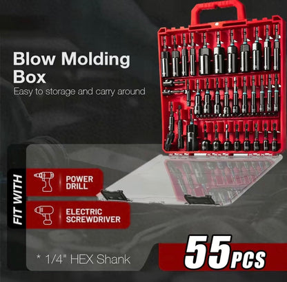 MagniDrive 55PC Nut Driver Set by V.I.P Digital Presence