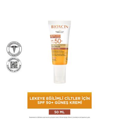 Bioxcin Sunscreen for Skin Prone to Spots - SPF 50+, Anti-Aging, Non-Greasy, Water-Resistant - Ideal for Sensitive Skin by Beauty Care Bag