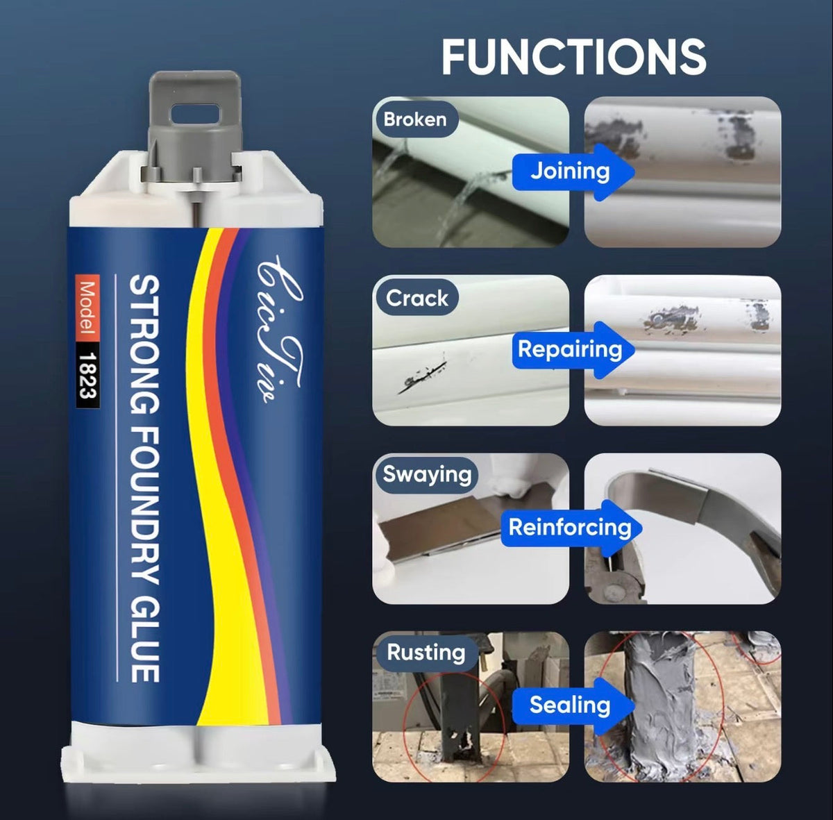 LiquidForge Metal Repair Glue by V.I.P Digital Presence