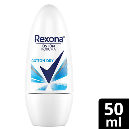 Rexona Cotton Dry Roll-On Deodorant for Women: 72-Hour Protection, Hypoallergenic, and Soft Cotton Extracts - Stay Fresh All Day. by Beauty Care Bag