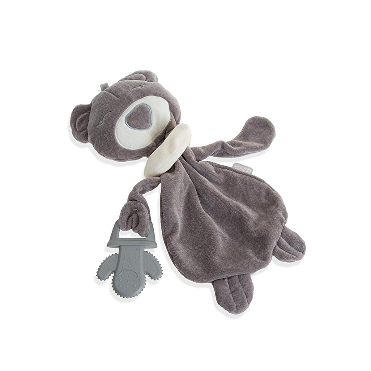 Babyjem Soft Teething Toy with Sleep Companion - Comforting Teddy Bear for Newborns & Infants, Machine Washable, Teething Relief by Beauty Care Bag