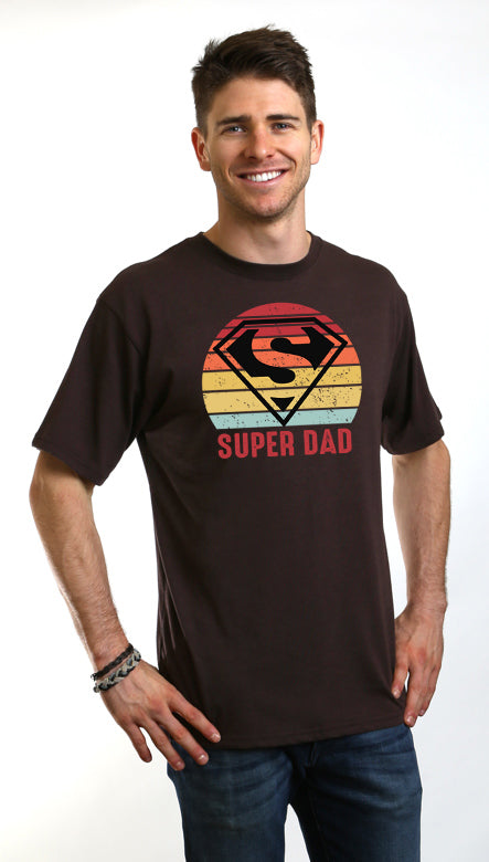 Super Dad men's bamboo graphic T-shirt – view 3