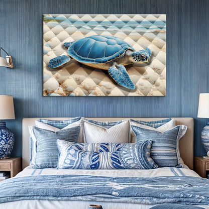 3D Coastal Wall Art V canvas by Tailored Canvases, view 2