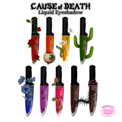 Cause of Death Liquid Eyeshadows: Singles by Makeup A Murder, INC
