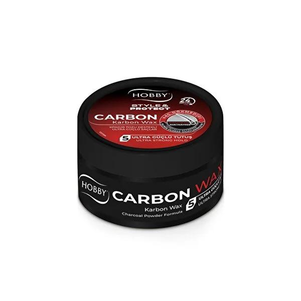 Hobby Carbon Wax - Strong Hold Hair Styling & Protection with 24-Hour Effectiveness by Beauty Care Bag