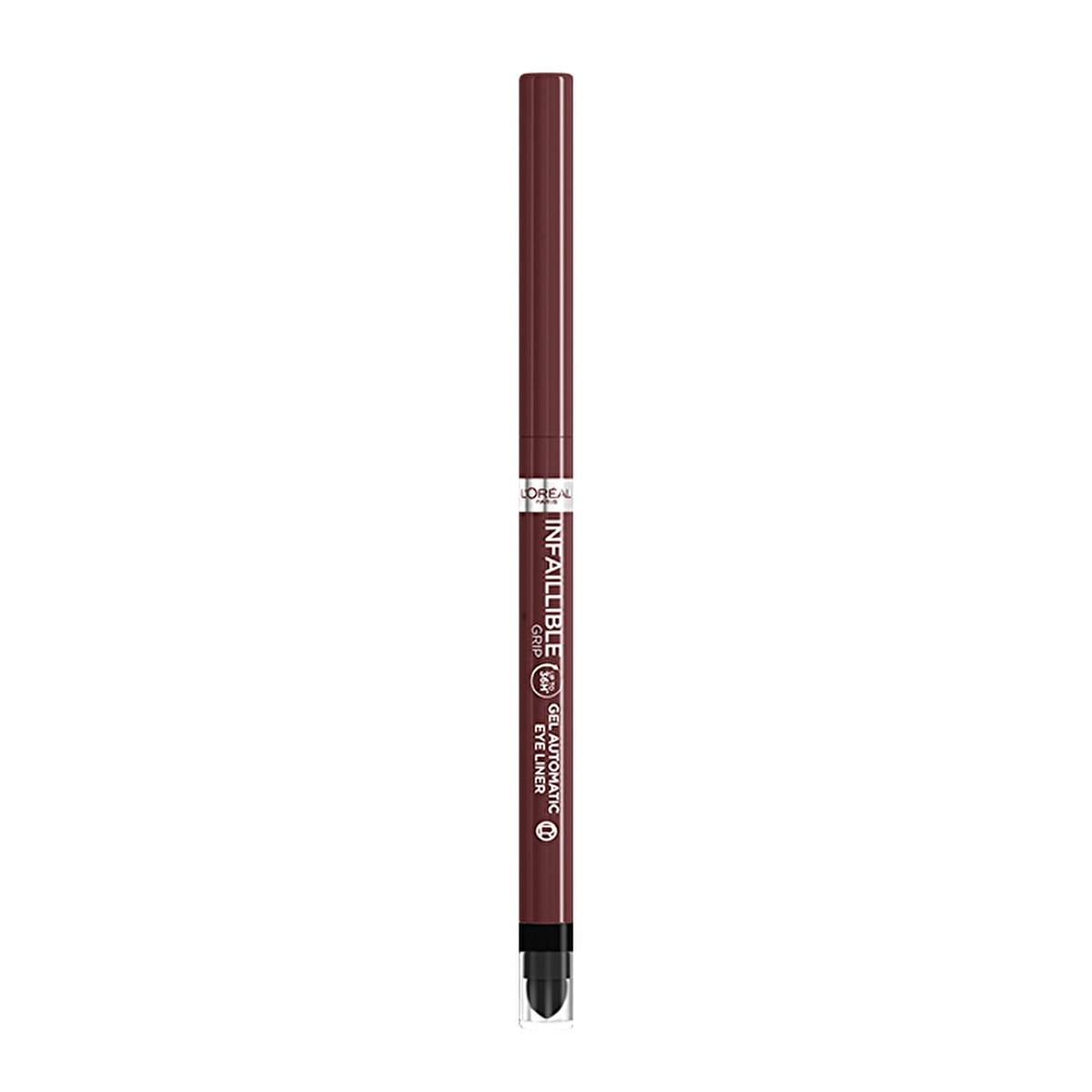 L'Oreal Paris Infallible Eyeliner: 36H Velvet Bordeaux - Smudge-Proof, Waterproof, Automatic Eyeliner for Smoky Eyes & Precise Definition by Beauty Care Bag