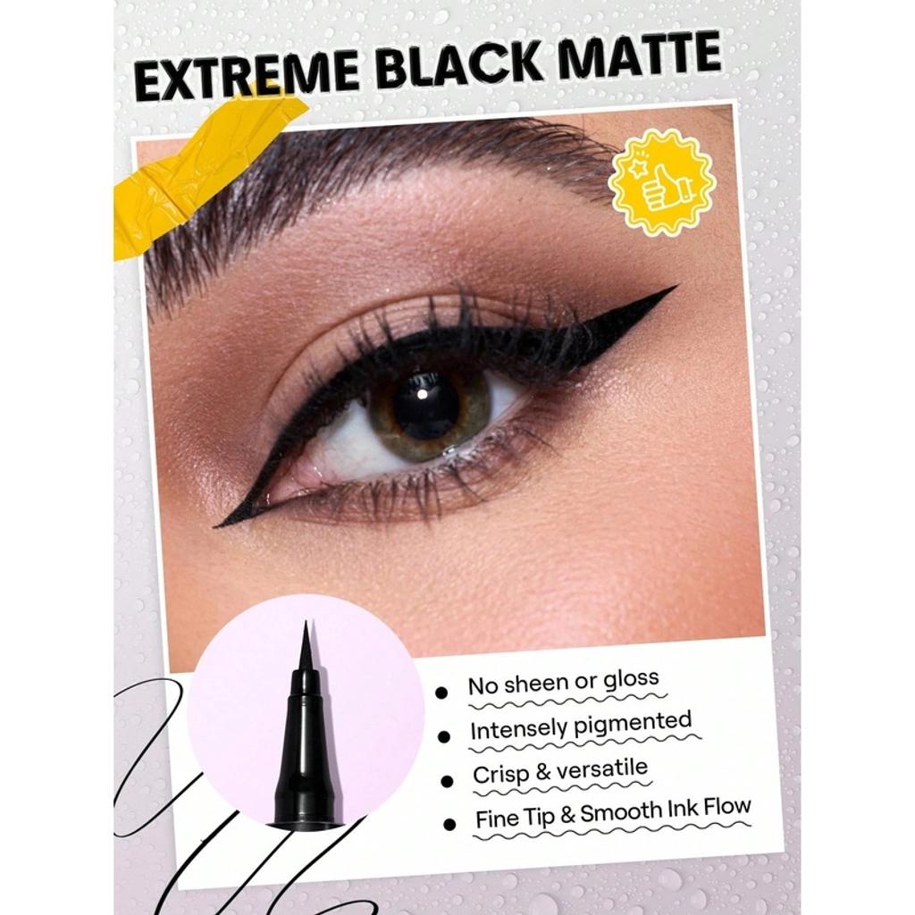 Sheglam Oh So Rich Matte Eyeliner Black for Precise Definition by Beauty Care Bag