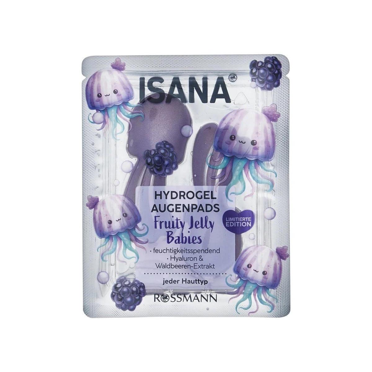 Isana Fruit Jelly Hydrogel Eye Patches for Brightening 2 pcs by Beauty Care Bag