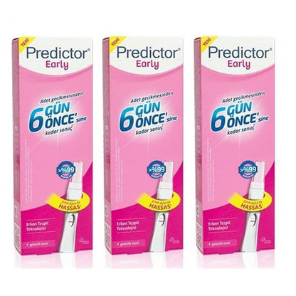 Predictor Early Pregnancy Test Kit 3-Pack by Beauty Care Bag