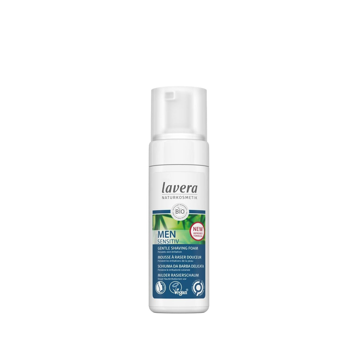 Lavera Men Sensitiv: Organic Shaving Foam for Sensitive Skin Ð Natural, Gentle, & Moisturizing for a Comfortable Shave (5.07 fl oz) by Beauty Care Bag
