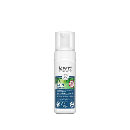Lavera Men Sensitiv: Organic Shaving Foam for Sensitive Skin Ð Natural, Gentle, & Moisturizing for a Comfortable Shave (5.07 fl oz) by Beauty Care Bag