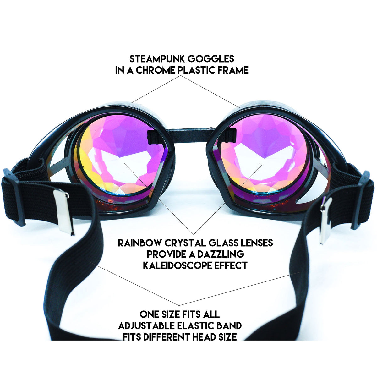 Steampunk Goggles and Kaleidoscope Glasses by SoJourner