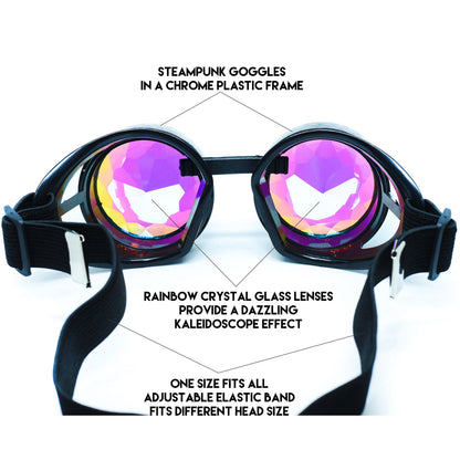 Steampunk Goggles and Kaleidoscope Glasses by SoJourner