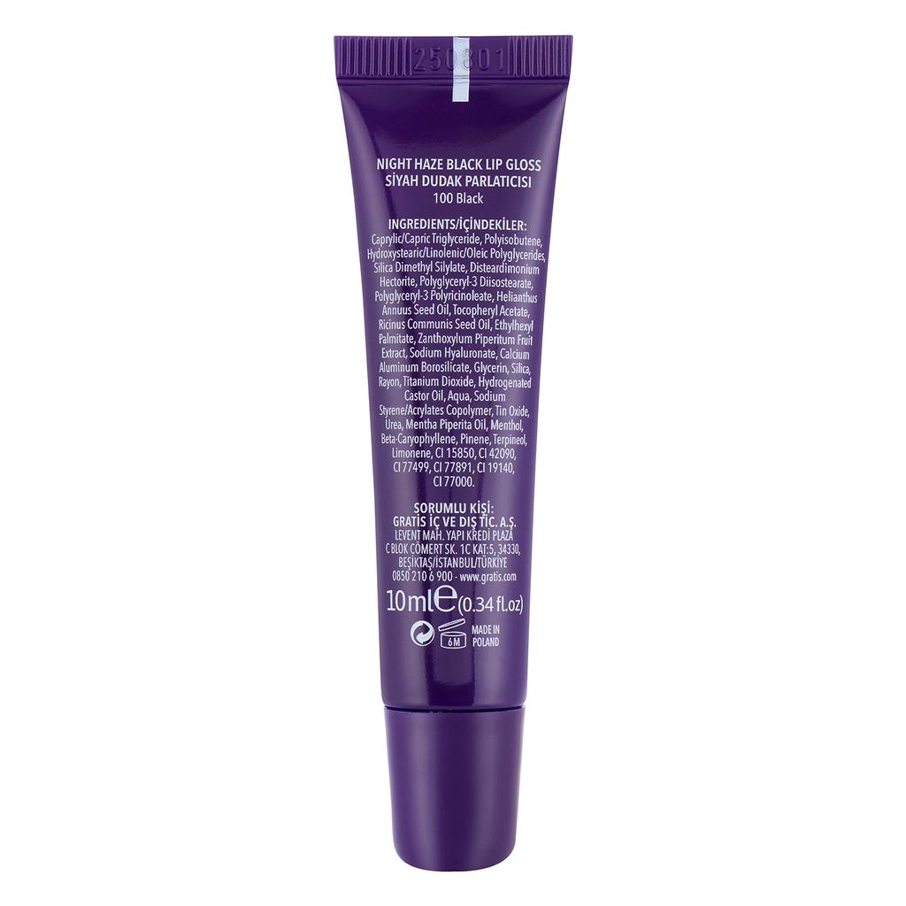 LYKD Night Haze Lip Gloss in 100 Black 4.5ml by Beauty Care Bag