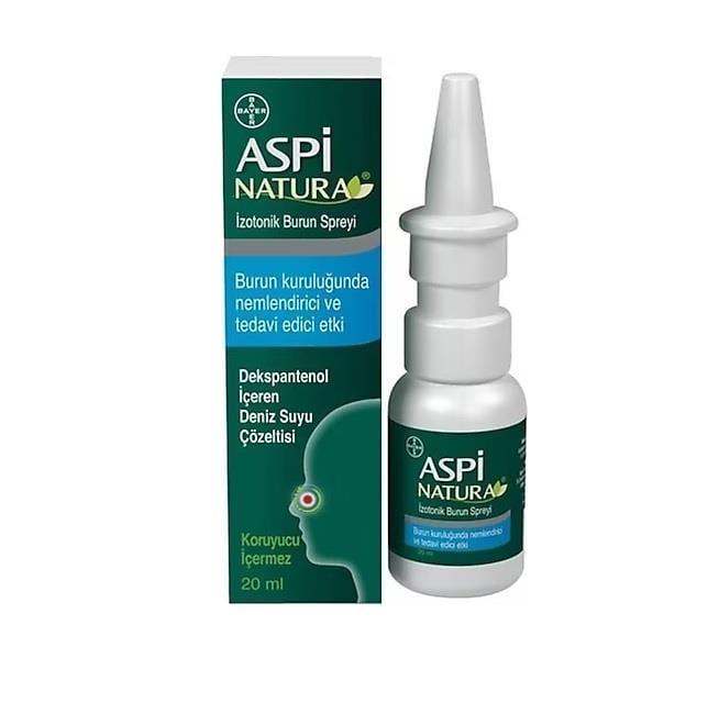 Aspinatura Saline Nasal Spray with Dexpanthenol & Sea Water - Isotonic Solution for Nasal Moisturizing Relief by Beauty Care Bag