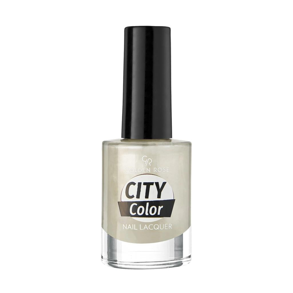 Golden Rose City Color Nail Lacquer 01 High-Shine Nail Polish by Beauty Care Bag