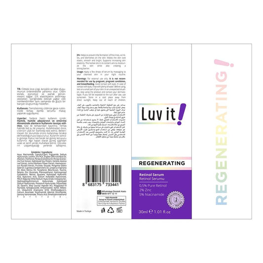 Luv it! Retinol & Niacinamide Smoothing Serum 30 ml by Beauty Care Bag