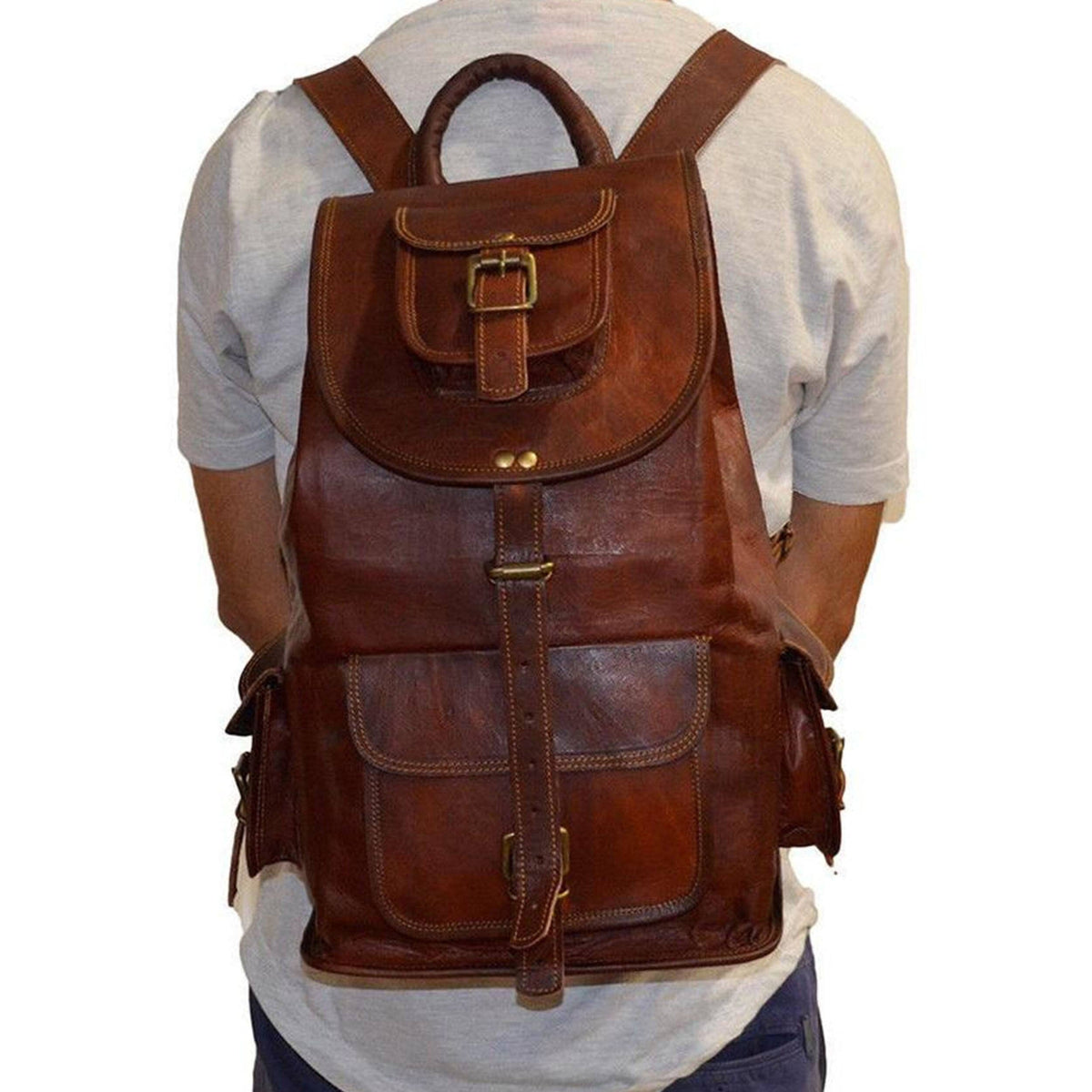 The Outdoor Hiking by Classy Leather Bags