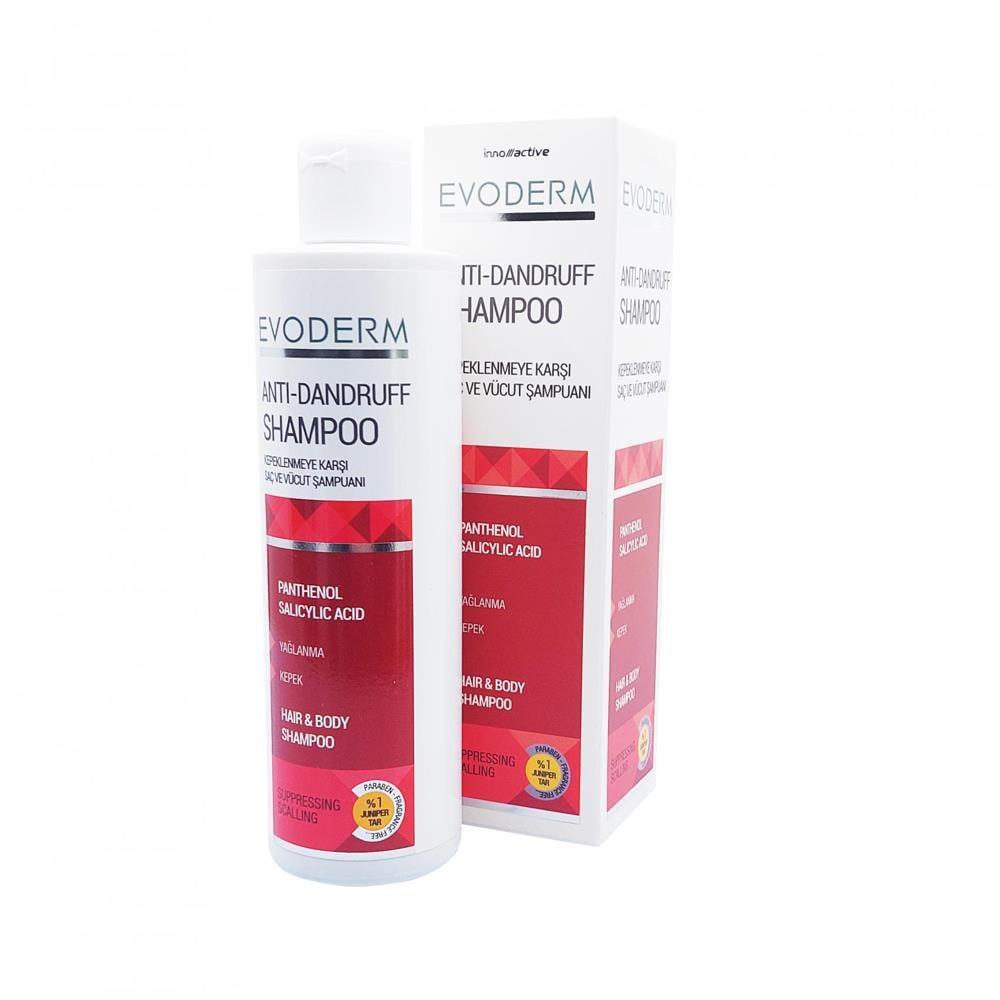 Evoderm Anti-Dandruff Shampoo for Hair and Body - Gentle, 6.76 fl oz by Beauty Care Bag