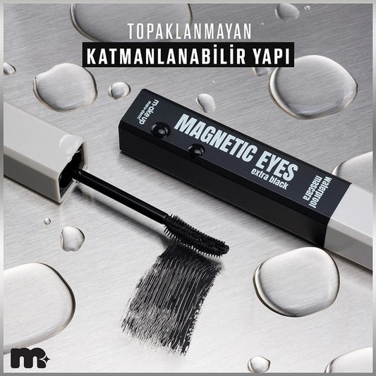 Maruderm Make Up Magnetic Eyes Waterproof Mascara Extra Black by Beauty Care Bag