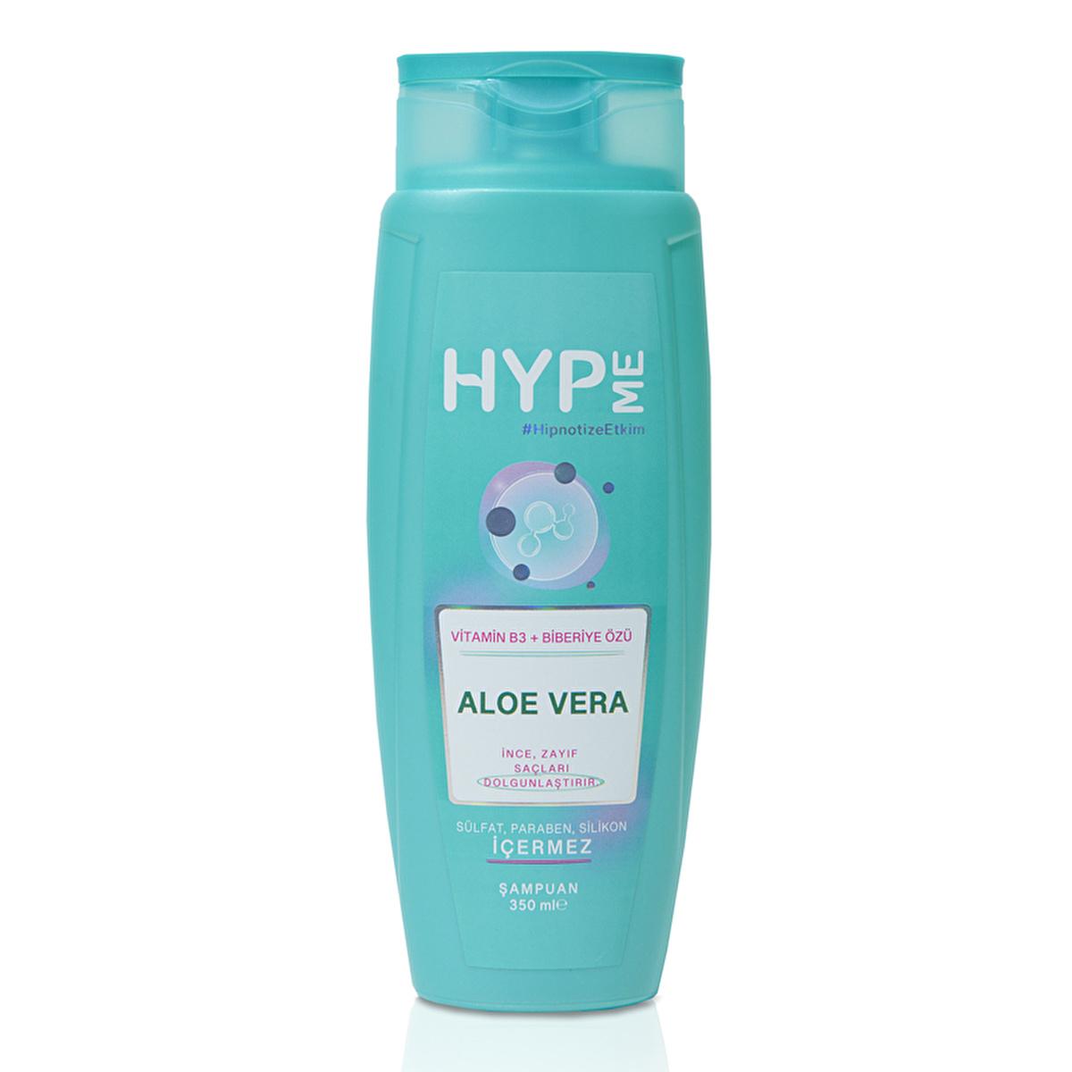 Hyp Me sulfate-free volumizing shampoo with aloe vera, 11.83 fl oz