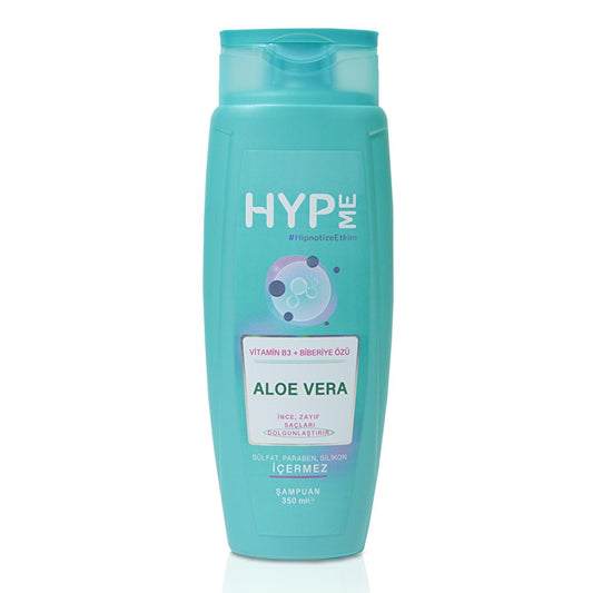 Hyp Me sulfate-free volumizing shampoo with aloe vera, 11.83 fl oz