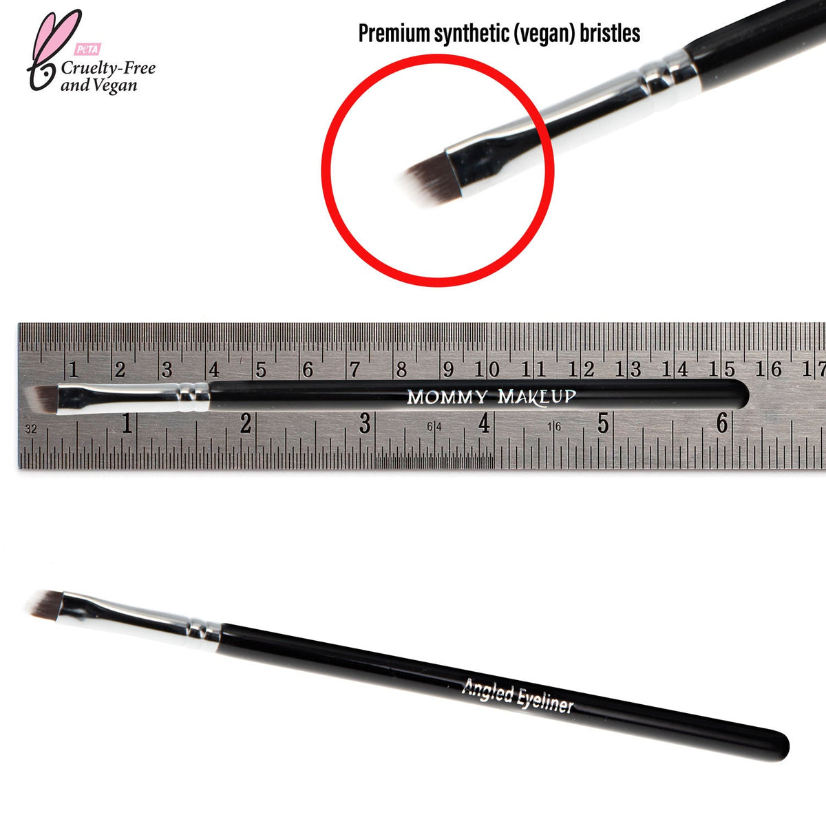 Angled eyeliner brush – view 2