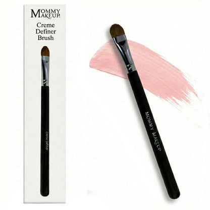 Dense creme definer brush for cream makeup
