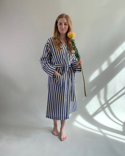 Handwoven Bathrobe Ole | Blue by Blue Helios