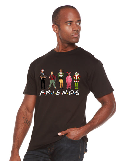 Funny Christmas Movies men's bamboo T-shirt – view 4