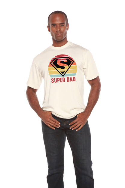 Super Dad men's bamboo graphic T-shirt – view 6