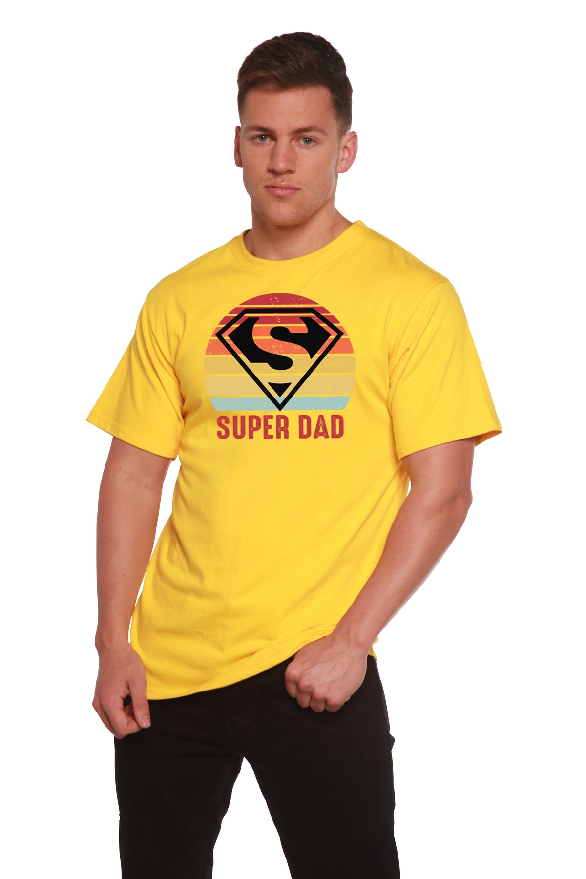 Super Dad men's bamboo graphic T-shirt – view 8