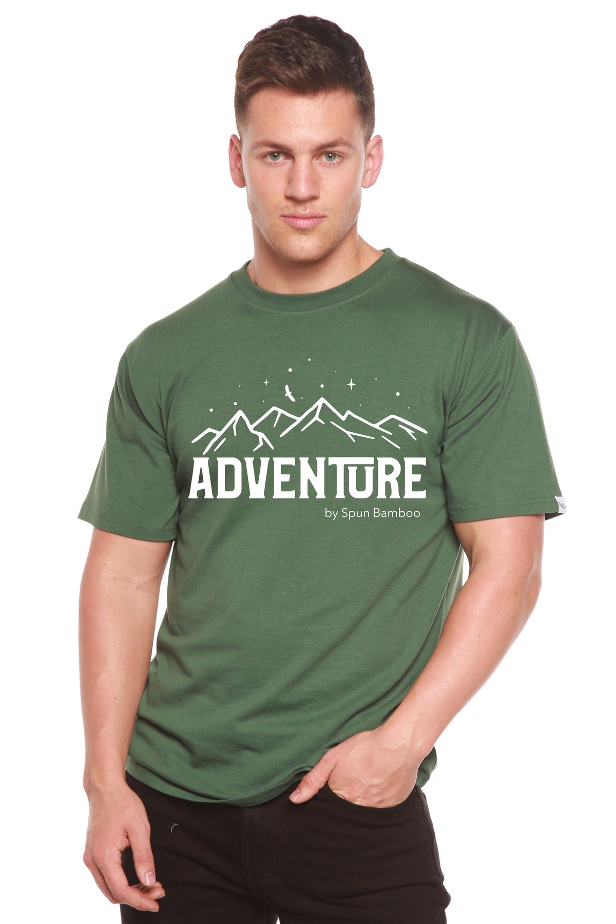 Adventure men's bamboo graphic T-shirt – view 11