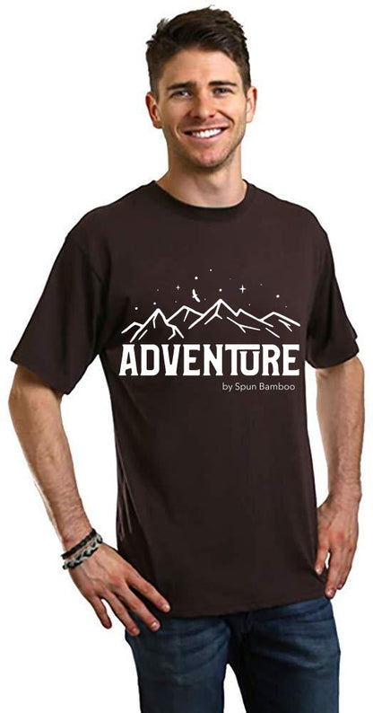 Adventure men's bamboo graphic T-shirt – view 3