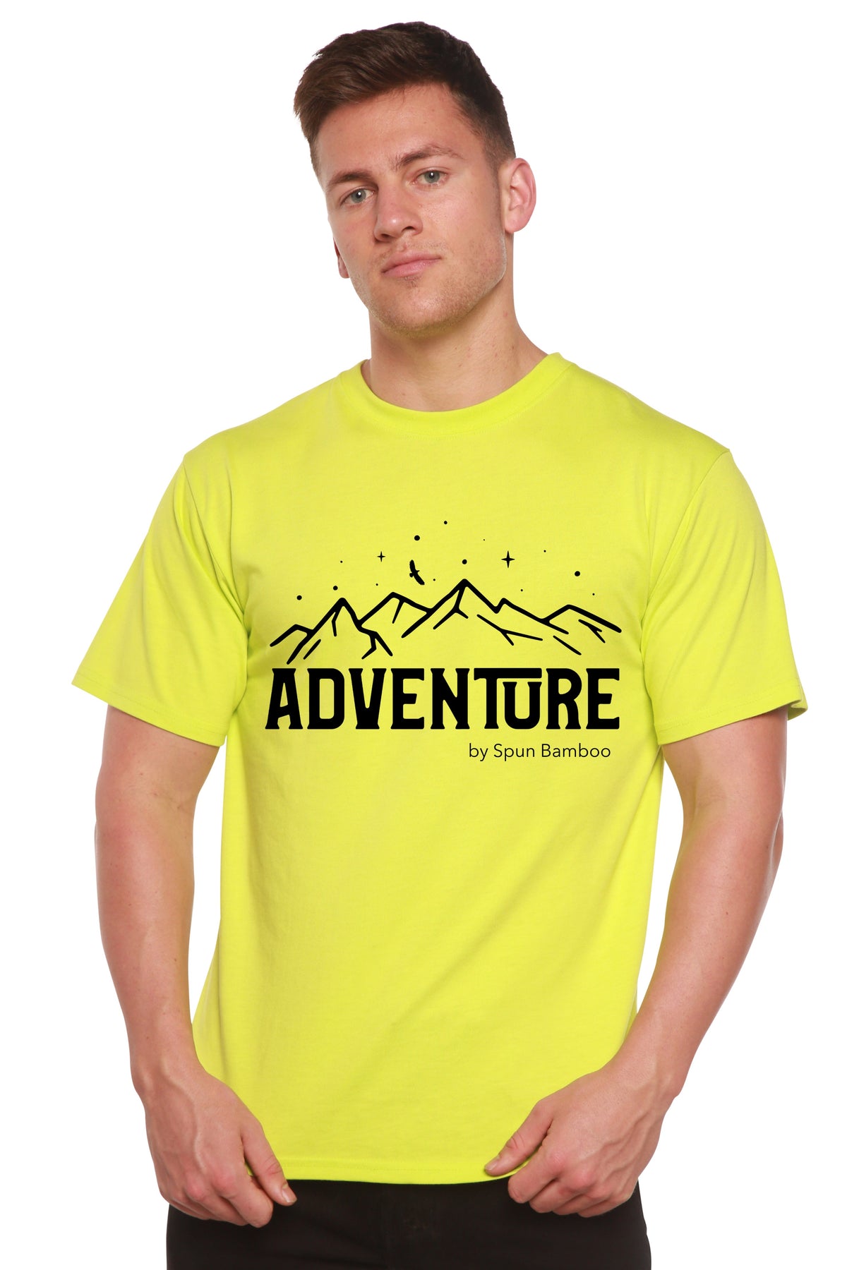 Adventure men's bamboo graphic T-shirt – view 7