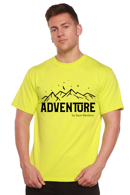 Adventure men's bamboo graphic T-shirt – view 7