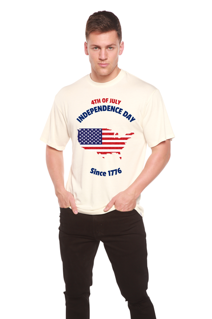 Spun Bamboo men's 4th of July bamboo graphic T-shirt, view 7
